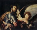 St maurice et l’ange italien Baroque Bernardo Strozzi